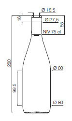 bouteille bourgogne ECO L+G