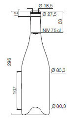 bouteille bourgogne caractere L+G