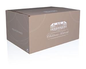 carton vin personnalisé