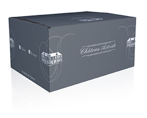 carton vin personnalisé