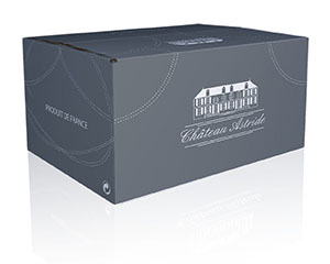 carton vin personnalisé