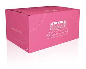 carton vin personnalisé