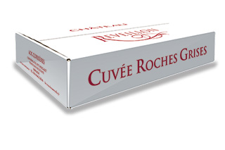 carton de vin imprimé